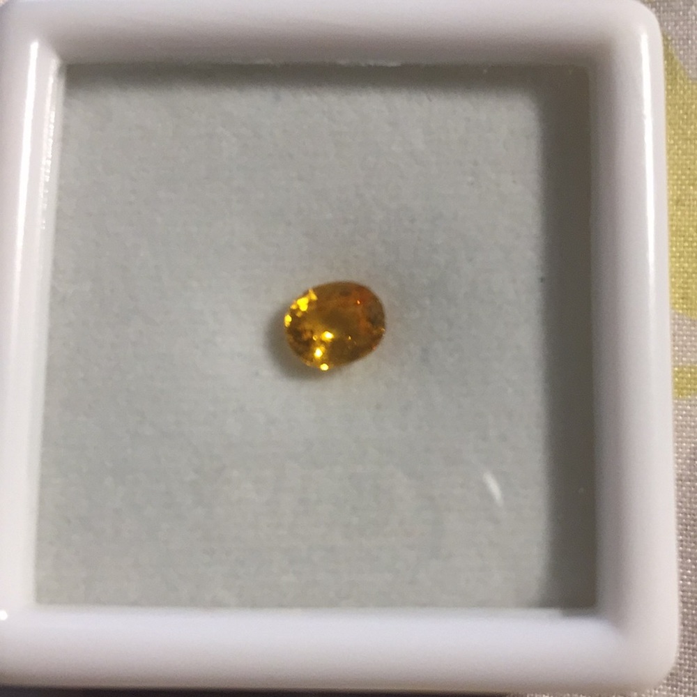 Authentic Yellow sapphire stone
